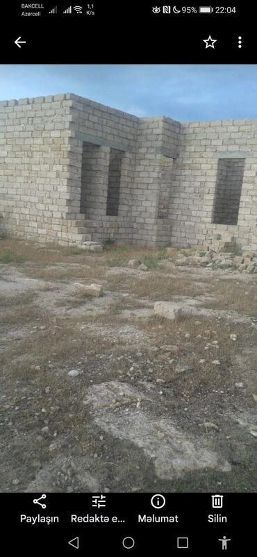 berdede kiraye evler 2023: 2 otaqlı, 99450743 kv. m, Kredit yoxdur, Təmirsiz
