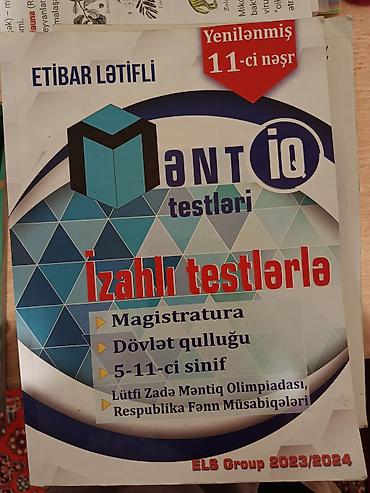Məhsul: “Məntiq (IQ) testləri – İzahlı testlər” kitabı Müəllif