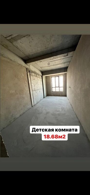 квартира снимать: 3 бөлмө, 105 кв. м, Элитка, 6 кабат, ПСО (өзү оңдоп түзөтүп бүтүү үчүн)