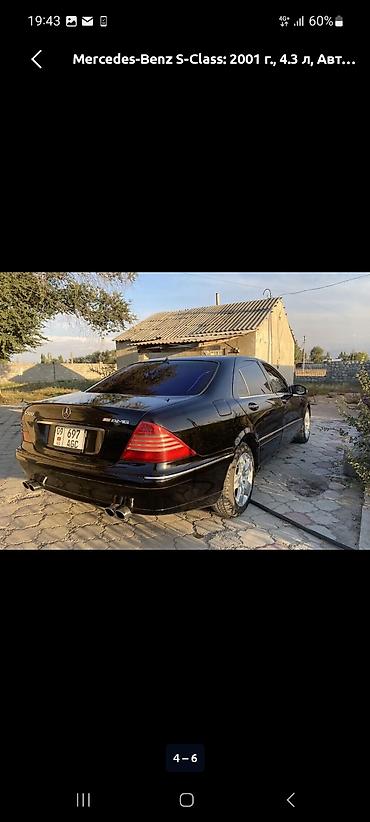 211 mers: Mercedes-Benz S-Class: 2001 г., 4.3 л, Автомат, Бензин, Седан — 3