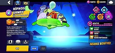 tebii daş: Brawl Stars hesabı – yüksək səviyyəli və kosmetik skinlərlə dolu - — 3