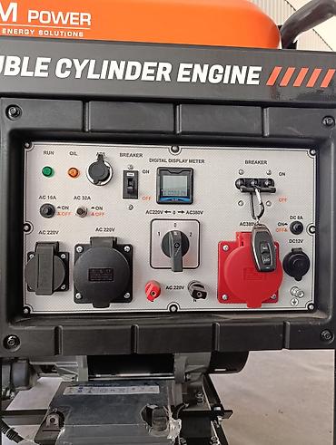 220v: Бензиновый генератор AGM Power 23.0 kVA, двухцилиндровый Мощный — 2