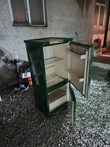 Soyuducular: Yaşıl rəngdə iki qapılı soyuducu - Tip: məişət soyuducusu, iki — 7