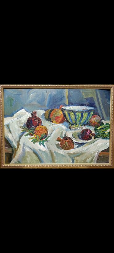 Şəkillər, tablolar: Rəssam Mirteyyub Xəlilovun əl işləri. (Müxtəlif ölçülü Xols, Karton — 30