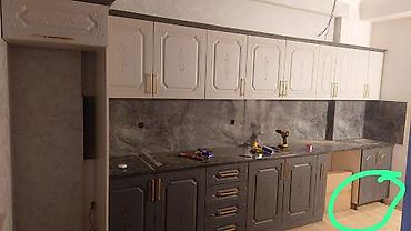 Sifarişlə mətbəx mebeli: Sifarişlə mətbəx dəsti, Özü çəkən petlələr, MDF, Kredit yoxdur, Rayonlara çatdırılma, Pulsuz çatdırılma — 12