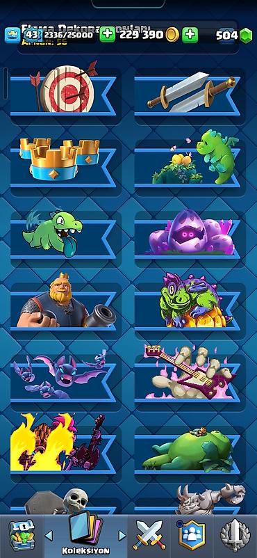 Другие игры и приставки: Clash Royale hesabı – yüksək kupa və zəngin kolleksiya - Kral — 8