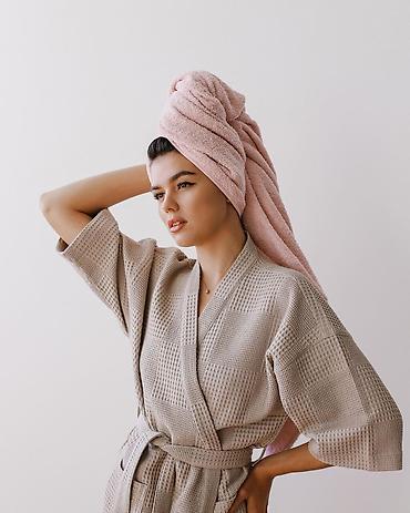 5 4: Халат, Вафельное полотно, 6XL, 2XL, XS — 6