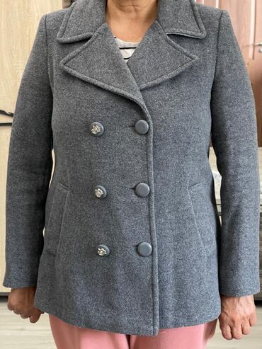 магазин пальто: Пальто, Классика, Осень-весна, Драп, Короткая модель, 3XL (EU 46)