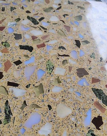 taza: Мозаичные полы терраццо, бетонные полы терраццо, terrazzo floor — 3