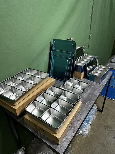 kaz: Пищевой контейнер, цвет - Серебристый — 10