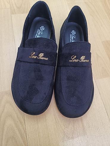 loro piana: Loro Piana “Open Walk” mokasinləri - Rəng: qara - Material: zamşa — 5