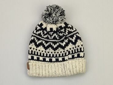 czapka zimowa beżowa: Hat, 44-45 cm, condition - Very good