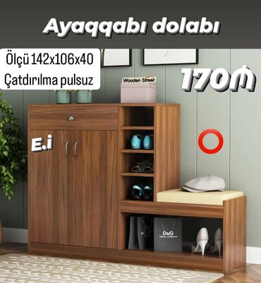 Bağ, çöl mebeli: Yeni, Ayaqqabı dolabı