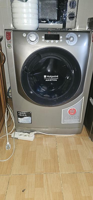 ps 4 barter: Paltaryuyan maşın Hotpoint Ariston, 10 kq, İşlənmiş, Avtomat, Qurutmasız, Ünvandan götürmə — 1