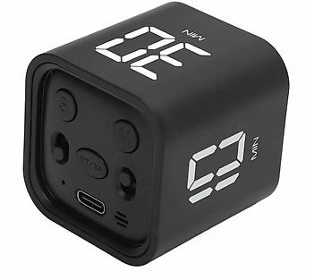 6 минут: Мини-таймер F4 с LED‑дисплеем - Формат индикации: минуты и — 7
