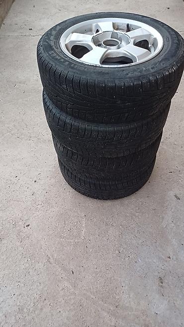 Шиналар жана дисктер: Дөңгөлөктөр монтажда 175 / 65 / R 14, Кыш, Колдонулган, Комплект, Жеңил унаалар, Куйма, тешиктери - 4 — 2