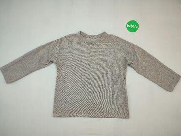 Sweter, 3XL (EU 46), wzór - Jednolity kolor, kolor - Szary