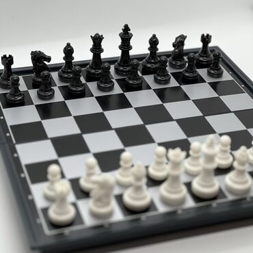 Шахматы: Шахматы магнитные. Магнитный классический шахматный набор среднего — 7