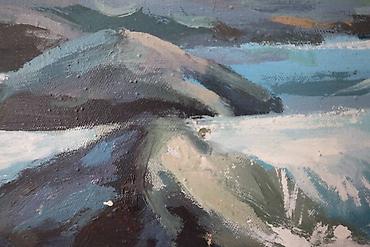 Картины: Большая картина (масло) Размеры: 117 x 83 В хорошем состоянии (нюансы — 11