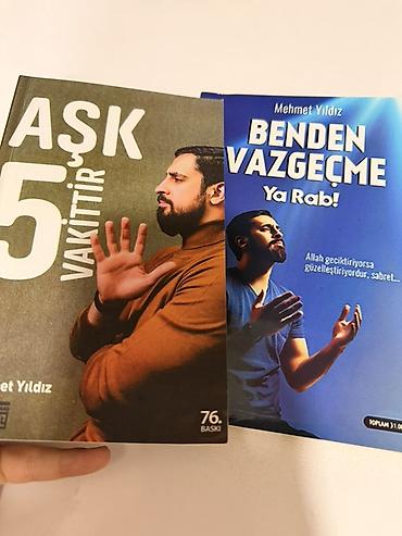 Dini kitablar: Mehmet Yıldızın 2 kitabı 1) Aşk 5 Vakit­tir 2) Benden Vazgeçme Ya Rab! — 1