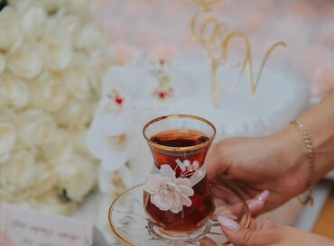 yuxuda padnos gormek: Armudu stəkanlar, rəng - Qızılı, Şüşə, 12 ədədli dəst, Azərbaycan