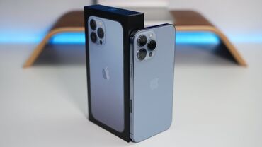 iphone 13 işlənmiş: IPhone 13 Pro, 256 ГБ, Sierra Blue, Отпечаток пальца, Face ID