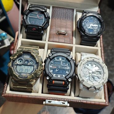 ретро часы casio: Спортивные часы часы, Casio (G-Shock), Таймер и секундомер, Водонепроницаемые, Оригинал, Мужские, Б/у