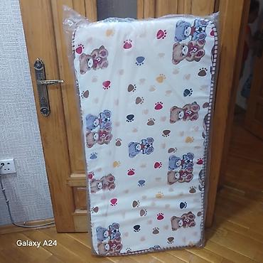 lay lay matras: Uşaq beşiyi və döşək dəsti - Model: AG Bebe tipli beşik - Rəng: ağ - — 1