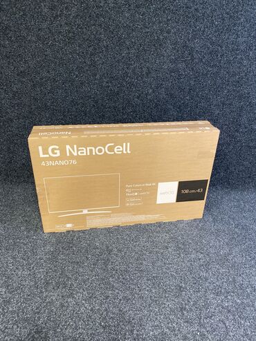 Televizorlar: Yeni Televizor LG NanoCell 43" 4K (3840x2160)