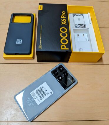 poco c5: Poco X6 Pro 5G, Б/у, 512 ГБ, цвет - Серый, 2 SIM