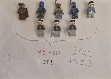 oyuncaq arbaletlər: LEGO Star Wars mini fiqurları — ORİJİNAL! Cəmi 9 fiqurdan ibarət dəst