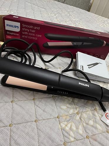 philips utu fenleri: PHILIPS Straightener 3000 saç ütüsü - İonik qulluq: antistatik təsir — 7