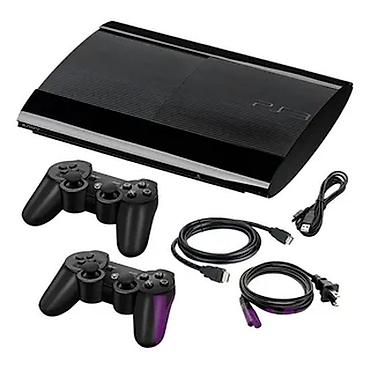 playstation 4 dualshock: PlayStation 3 Super Slim oyun konsolu • Komplekt: 2 ədəd pult — 1