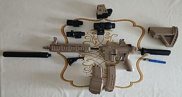 Игрушки: Гибридный орбизого/страйкбольный автомат HK416 — 6