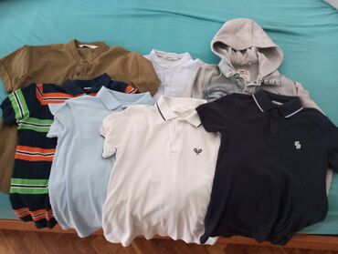 Ostala dečija odeća: Ocuvane,kratko nosene ili nenosene stvari za decaka. Majce,kosulje i — 1