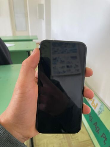телефон texet: IPhone Xr, Колдонулган, 128 ГБ, Blue Titanium, Кабель, 75 %