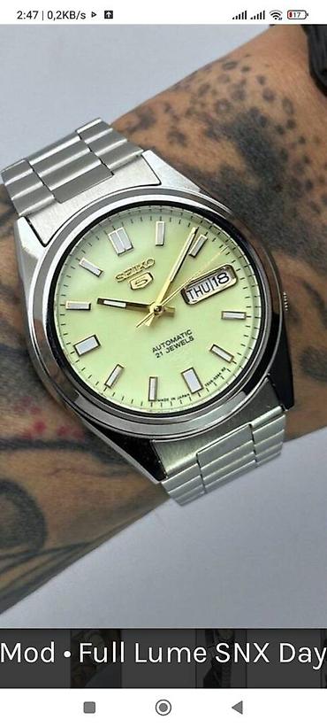 saatlar type 0: Yeni, Qol saatı, Rolex, rəng - Gümüşü — 9