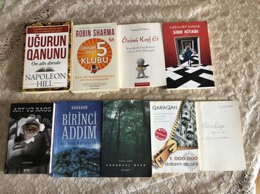 harry potter eynekleri: Ugurun qanunu -7azn Səhər saat 5 klubu -6azn Özünü kəşf et -3azn Sirr
