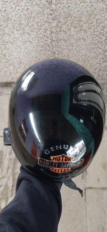 Motosiklet hissələri: Harley-Davidson stilində motosiklet dəbilqəsi - Model: Hybrid (daxili — 9