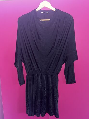 crna šljokičasta haljina: Zara S (EU 36), color - Black, Other style, Long sleeves