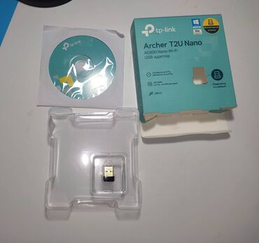 роутеры карманные: Wi-Fi адаптер TP-Link Archer T2U Nano, Стандарт беспроводной связи