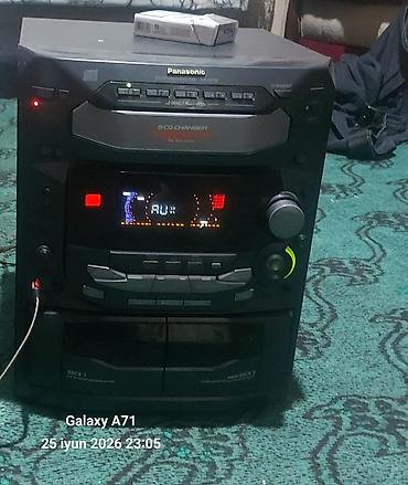 панасоник музыкальный центр: Panasonic SA-AK35 musiqi mərkəzi - 5 diskli CD changer (CD Direct — 1