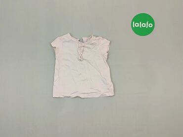 Koszulki: Koszula, 3-6 m, wzrost - 68 cm., stan - Dobry, wzór - Jednolity kolor, kolor - Różowy