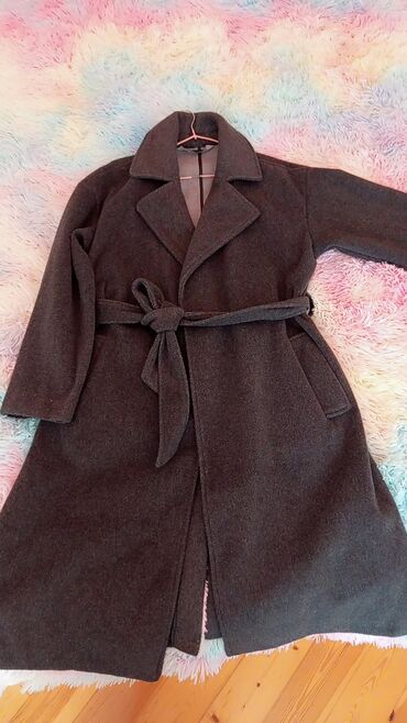 женские трикотажные халаты: Palto, New Yorker, M, rəng - Boz