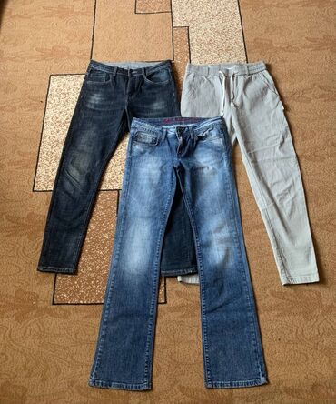 джинсы темные: Джинсы цвет - Синий