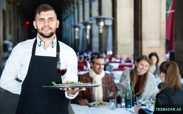 Ofisiantlar: Ofisiant tələb olunur, Restoran, Aylıq ödəniş, İstənilən yaş, 1 ildən az təcrübə