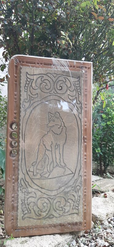 Nərdlər: Əl işı taxta nərd dəsti - Material: bərk ağac (tam ağacdan yığma) — 9