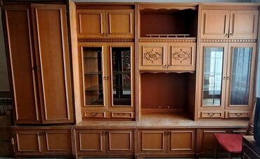 стол для учёбы: Кийим салуучу шкаф, Колдонулган, Түз, Жыгач