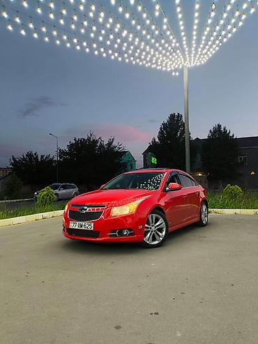 подержанные авто: Razılaşma yolu ilə kredit var .Chevrolet Cruze sedan – parlaq qırmızı — 3