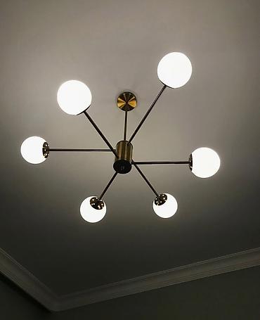 İşıqlandırma: Çılçıraq, 10 və daha çox lampa — 2